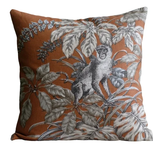 Miliva Home - Jungle Monkey Throw Pillow Cover