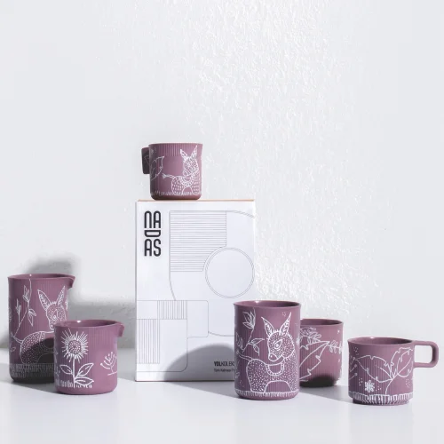 Nadas Design Studio - Yolu Şaşanlar Koleksiyonu Kahve Fincanı