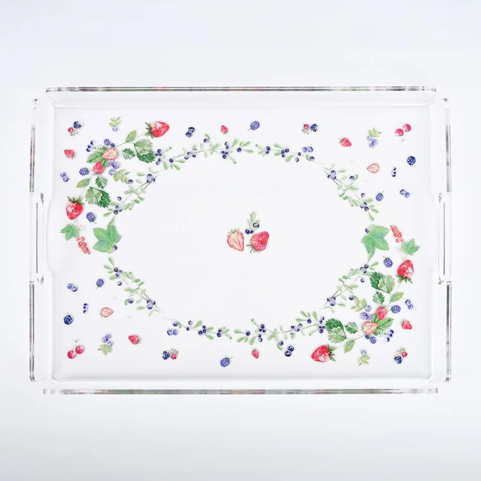 Foa Design - Summer Fruits Plexiglass Tray