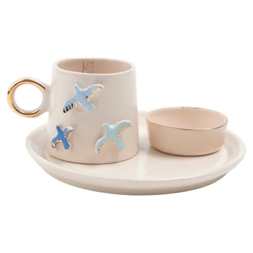 Mori Ceramic - 3 Birds Turkish Coffee