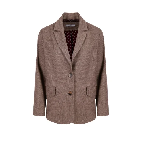 S’simplewear - Florence Önden Düğmeli Klasik Blazer Ceket