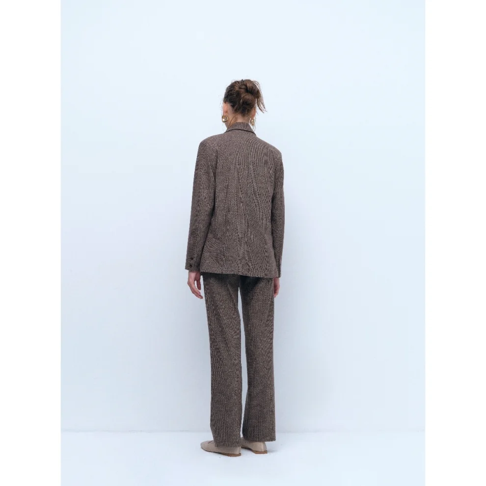 S.Simple - Florence Önden Düğmeli Klasik Blazer Ceket