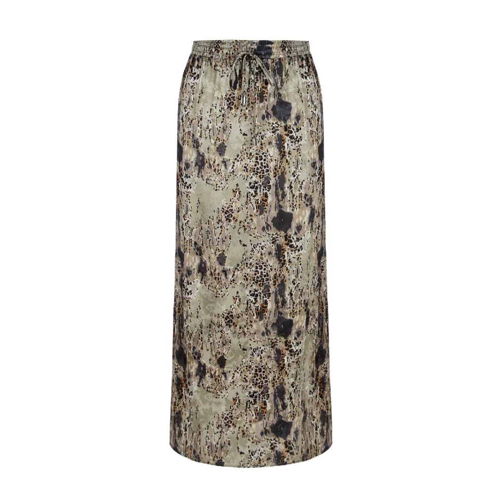 H and m leopard clearance skirt