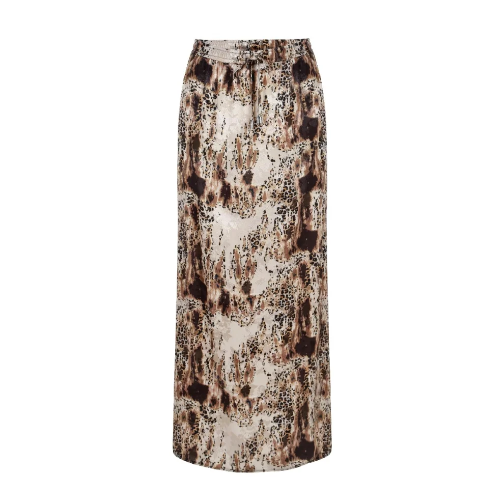 Pencil leopard shop maxi skirt