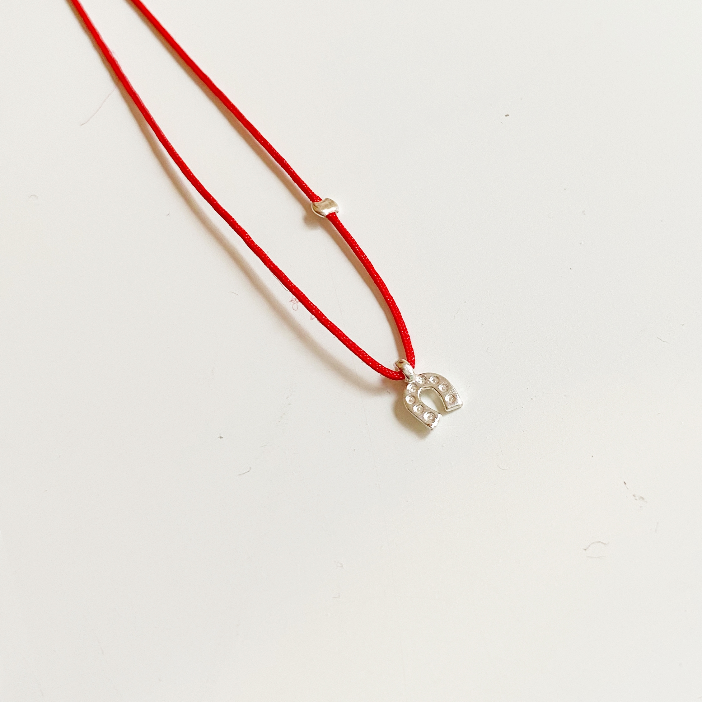 Horseshoe String Necklace