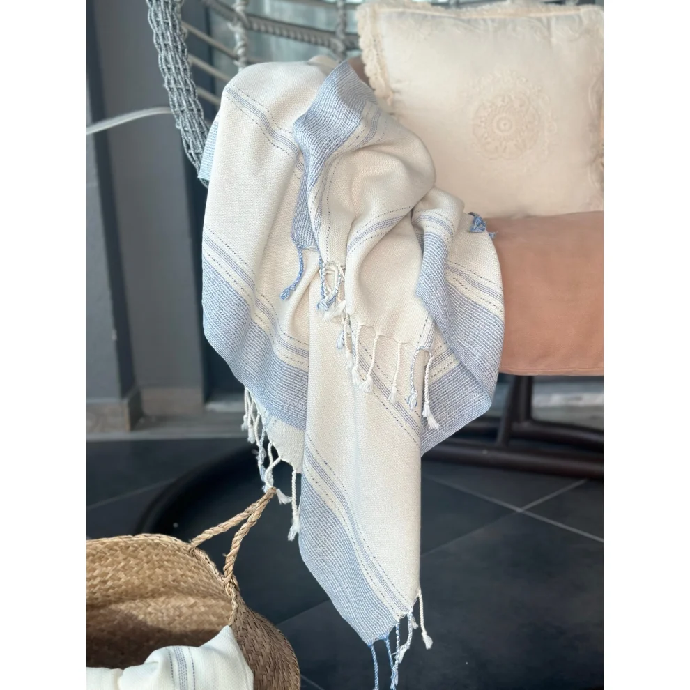 Aliva - Lidya Cotton Peshtemal Beach- Bath Towel