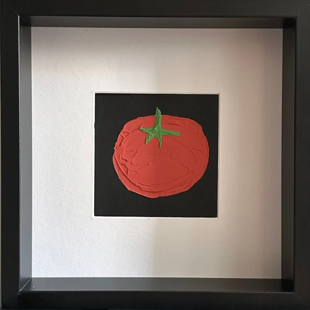 Attention Land - Kitchen On Attention - Tomatoes Frame