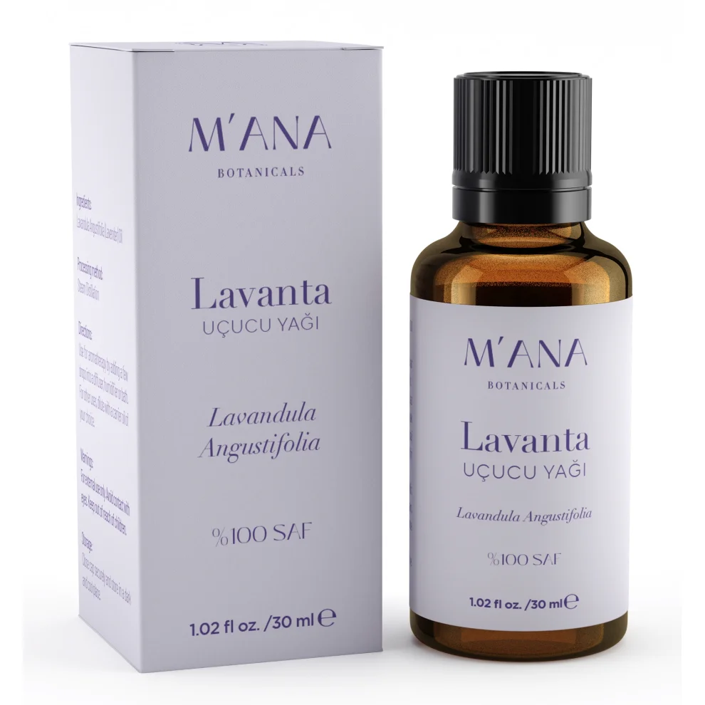 Mana Botanicals - Lavanta Uçucu Yağı Saf 30 Ml