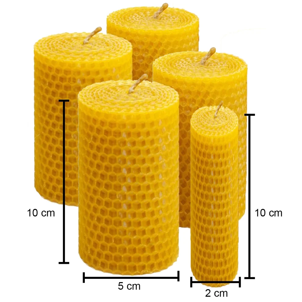 Miebox Rituals - Natural Beeswax Candle (5 Pc)