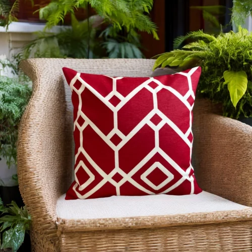 Miliva Home - Water Repellent Outdoor Throw Pillow Cover