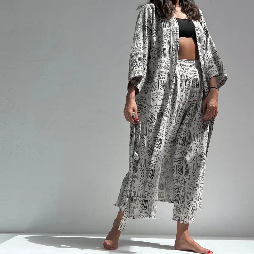 Hangout Design Store - Narita Linen Long Kimono