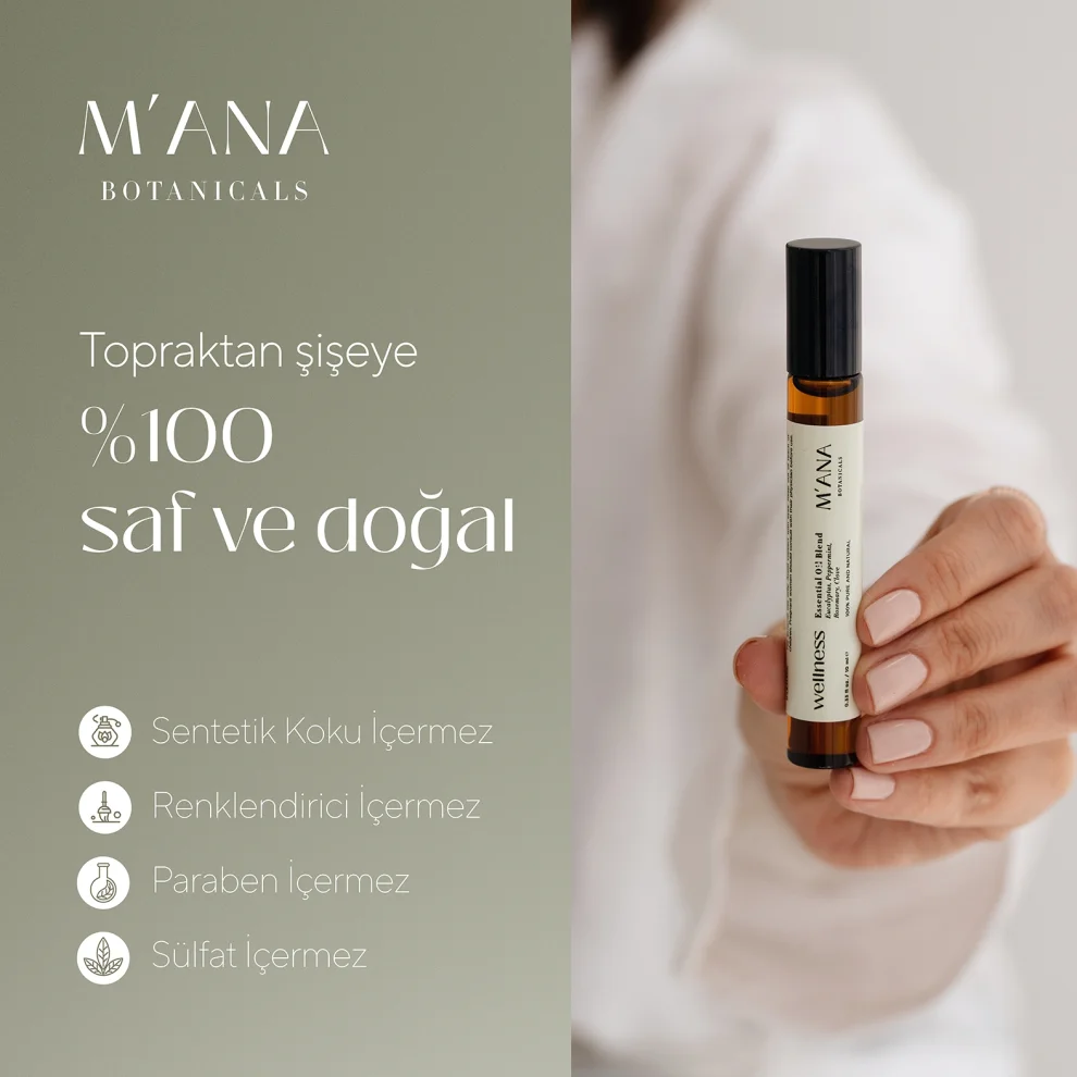 Mana Botanicals - Wellness Essential Oil Blend Roll On