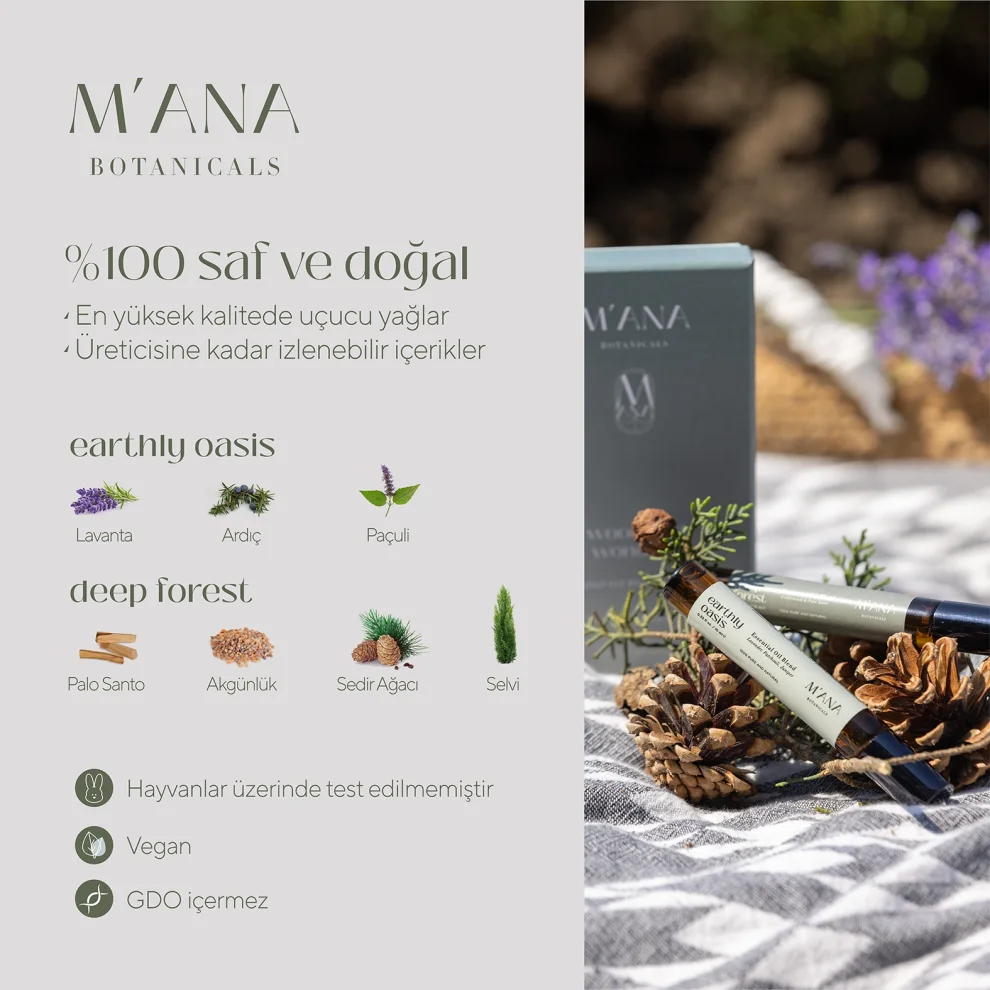 Mana Botanicals - Woodland Wonders Essential Oil Roll On Collection For Mindful Moments