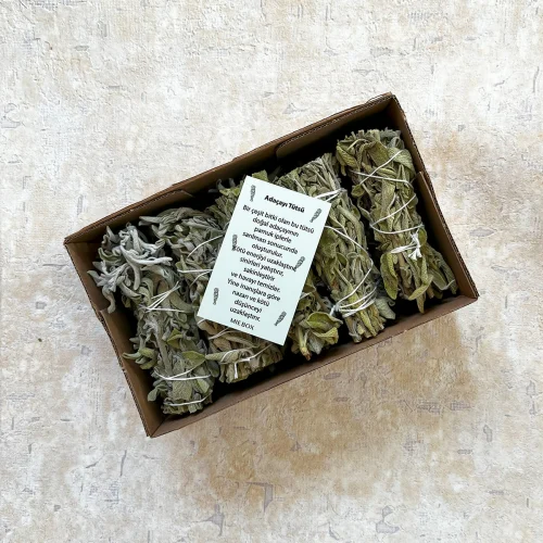 Miebox Rituals - Organic Sage Smudge Sticks (energy And Cleansing Set) (5 Pieces)