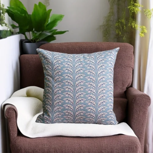 Miliva Home - Art Deco Leaves Throw Pillow Cover