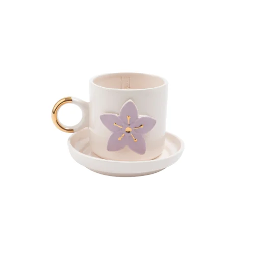 Mori Ceramic - Flower Turkish Coffee Mug