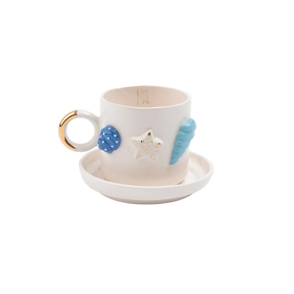 Mori Ceramic - Ocean Turkish Coffee Mug