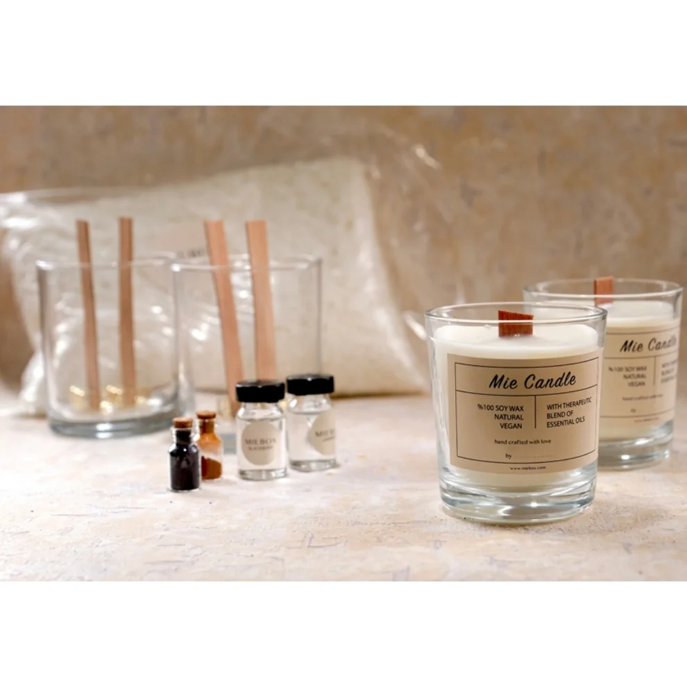 Miebox Rituals - Organic Soy Candle Making Kit - Make Your Own Candle - Diy Soy Candle Set