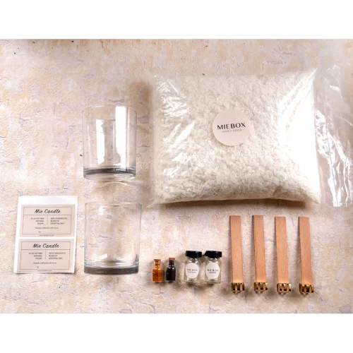 Miebox Rituals - Organic Soy Candle Making Kit - Make Your Own Candle - Diy Soy Candle Set