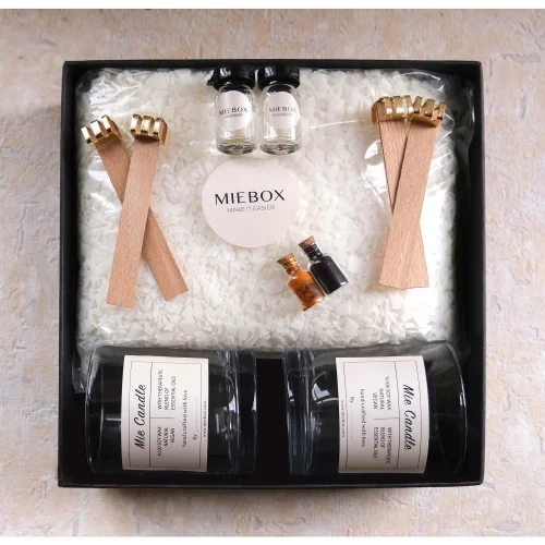 Miebox Rituals - Organic Soy Candle Making Kit - Make Your Own Candle - Diy Soy Candle Set