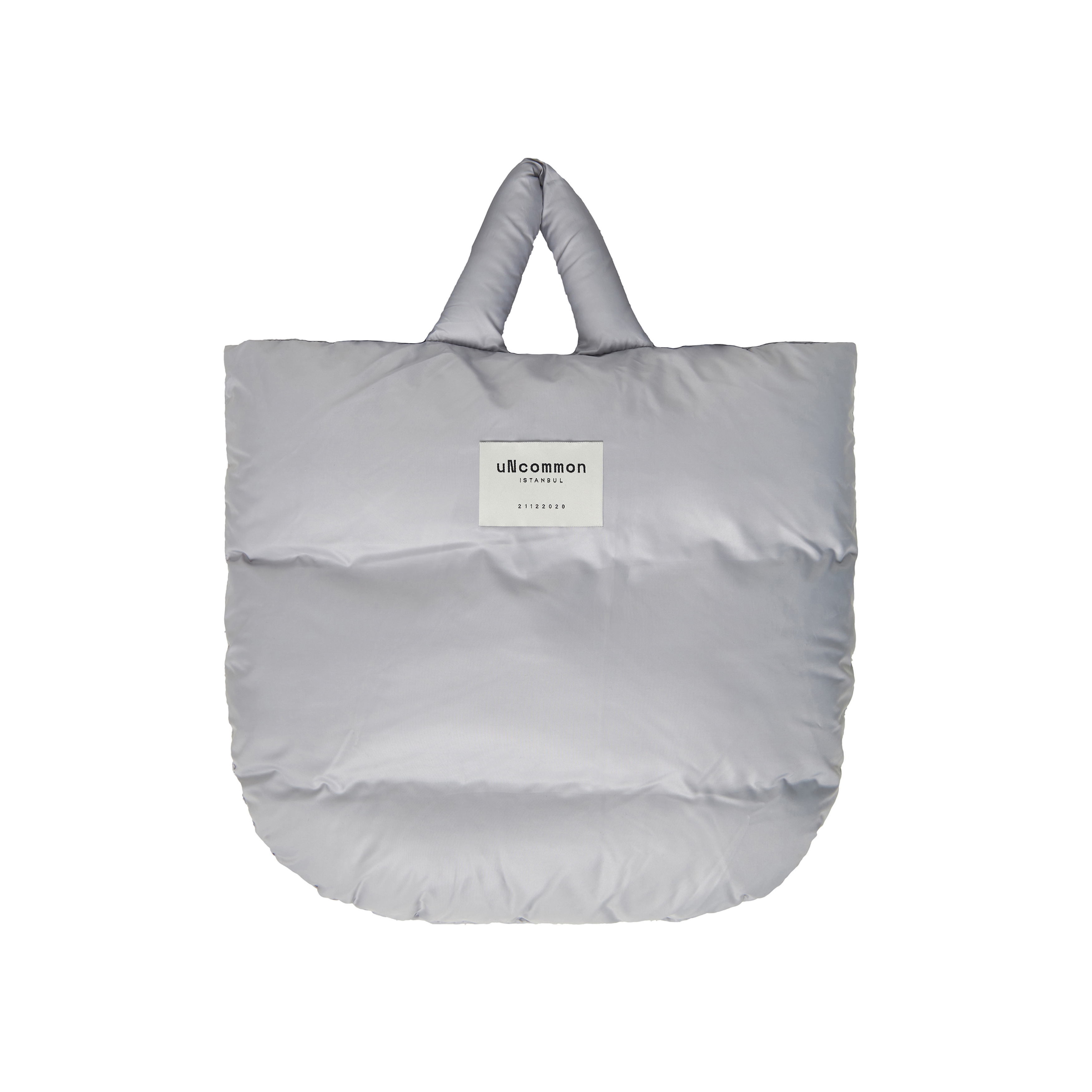 Puffer Shoulder Bag Gray