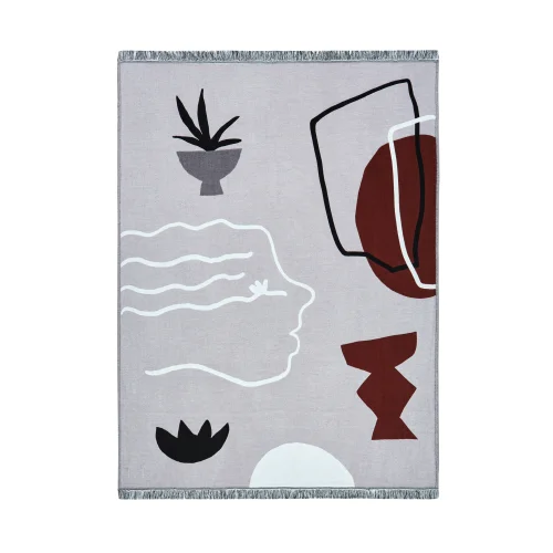 Figure - Abstract Throw Battaniye