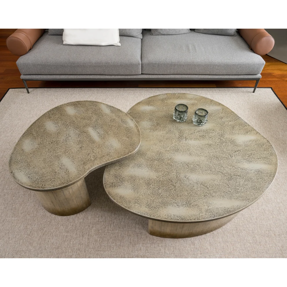 Ekin Varon Design Studio - Amorphous Handmade Patterned Lacquered Coffee Table