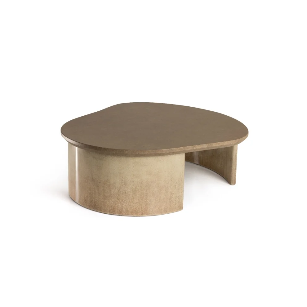 Ekin Varon Design Studio - Amorphous Handmade Patterned Lacquered Wood Coffee Table - Il