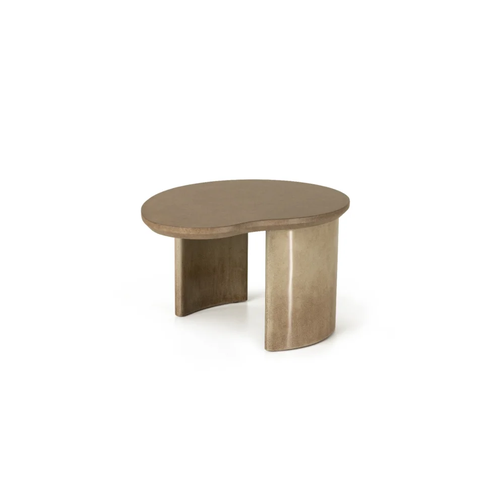 Ekin Varon Design Studio - Amorphous Handmade Patterned Lacquered Wood Coffee Table - Il