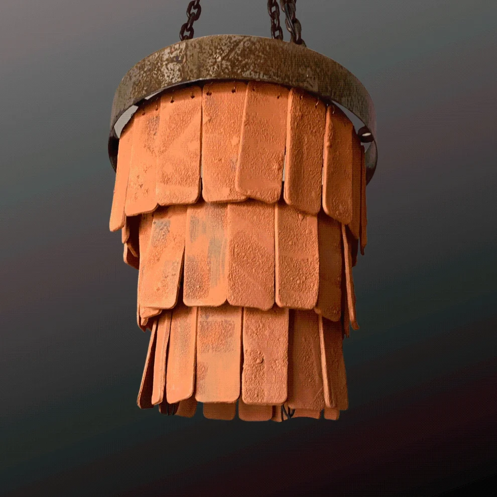 Sante Ceramics - Handmade Mosaic Luminaire Lamp