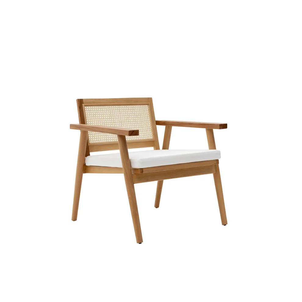 Sohomanje - Natural Wood Hazeran Armchair