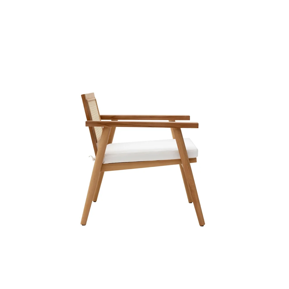 Sohomanje - Natural Wood Hazeran Armchair
