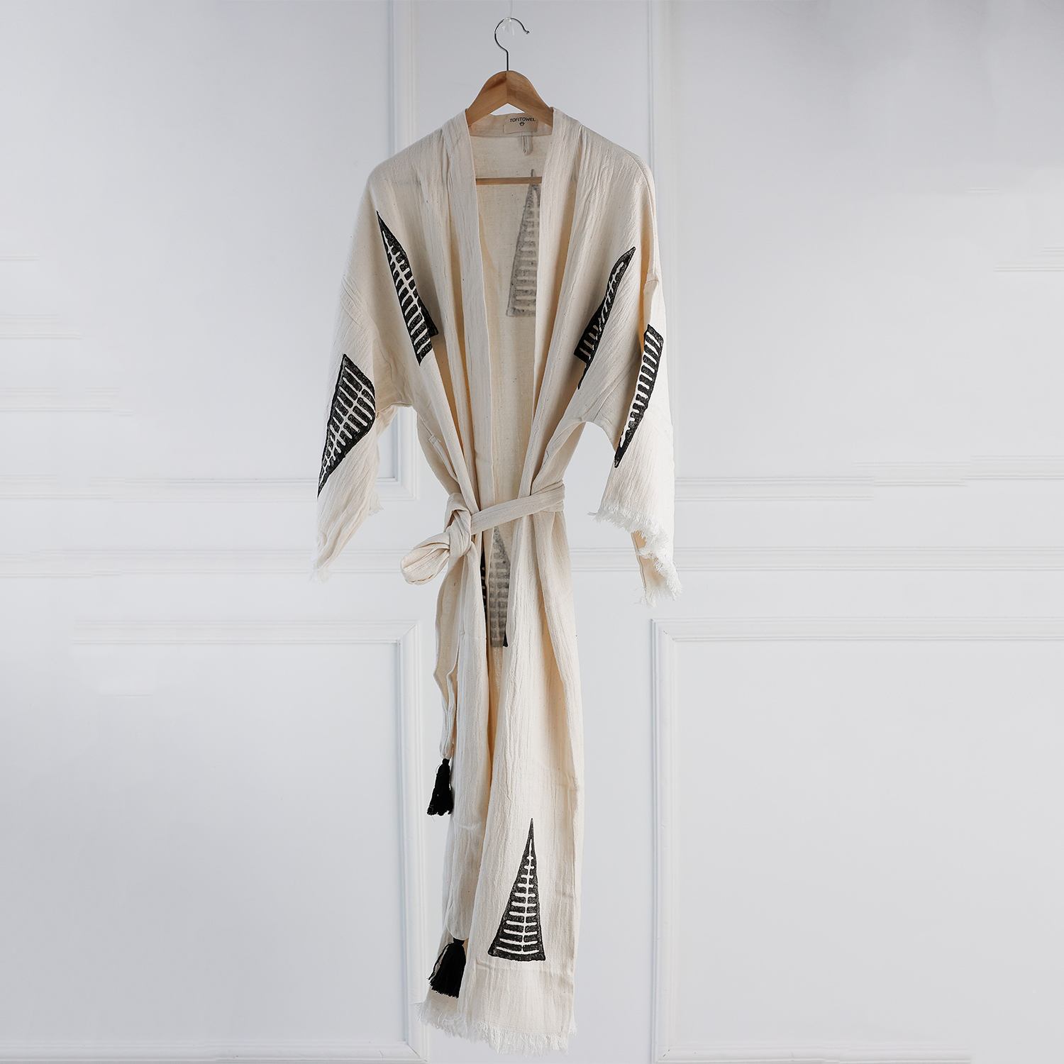 Piramit Desenli Kimono