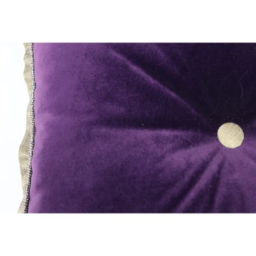 Boom Bastık - Velvet Buttoned Pillow