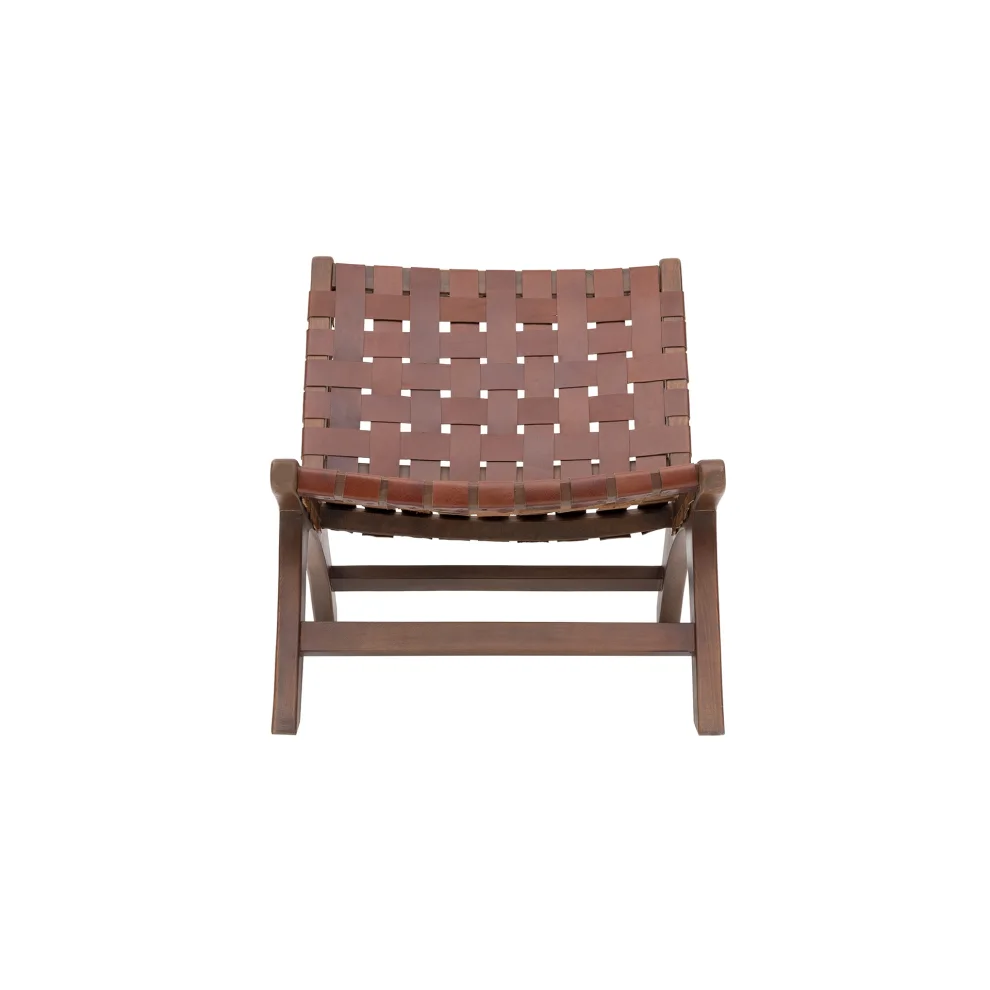 Sohomanje - Wooden Leather Armchair