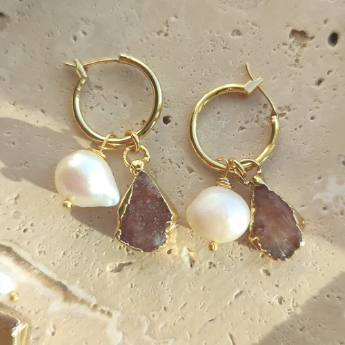 Alin Atelier - Opal Earrıng No:2