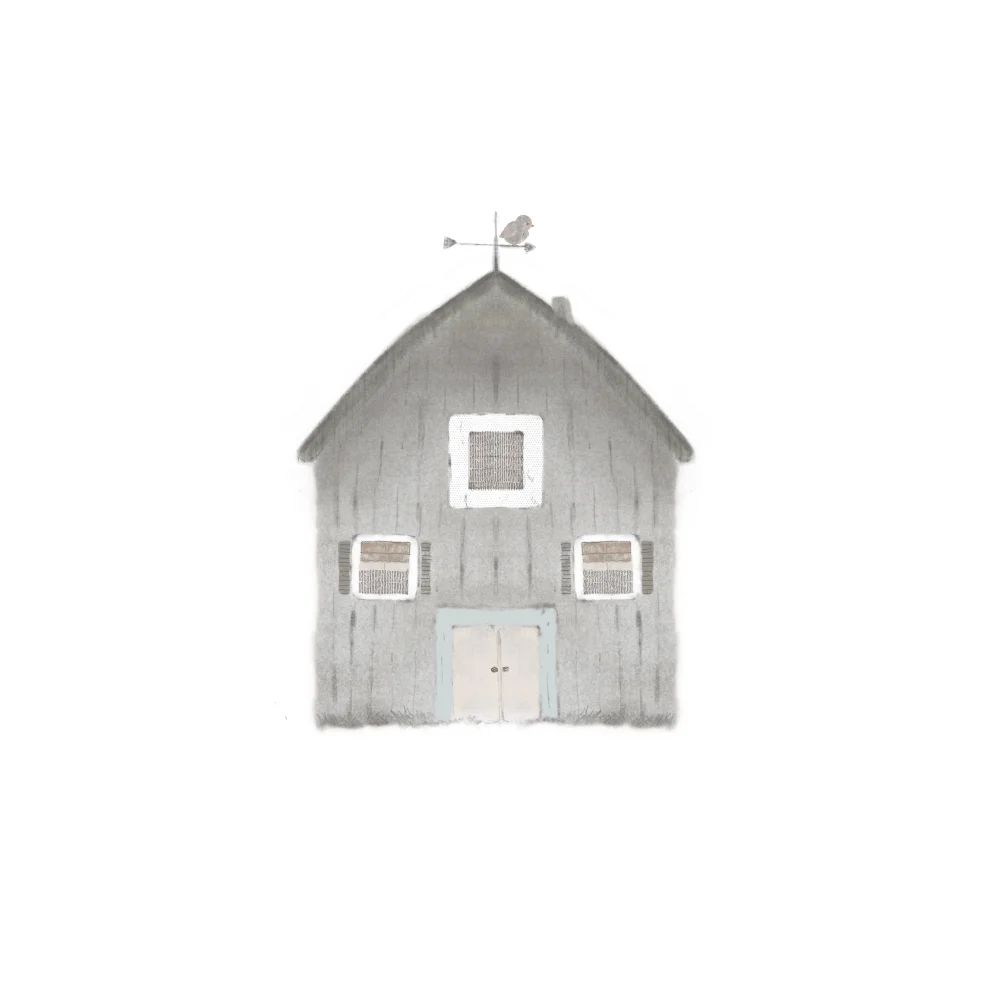 Meral Bilkay Art & Design Studio - Little Cute House Baskı