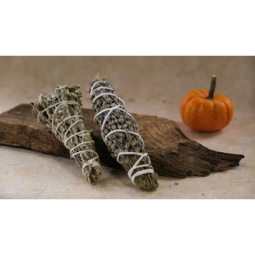 Miebox Rituals - Organic Sage And Lavender Incense Smudge Set: Sage And Lavender