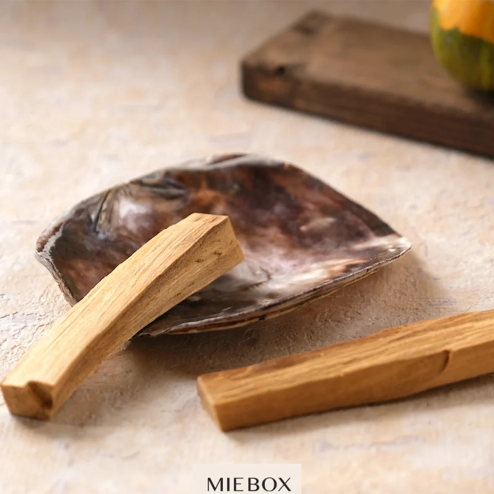 Miebox Rituals - Wish Kit Placuna Enerji Başlangıç Seti : Palo Santo Tütsü Ve Placuna Deniz Kabuğu Tütsülük