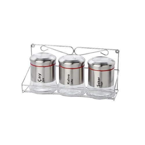 Narin Metal - Tea Coffee Sugar Set