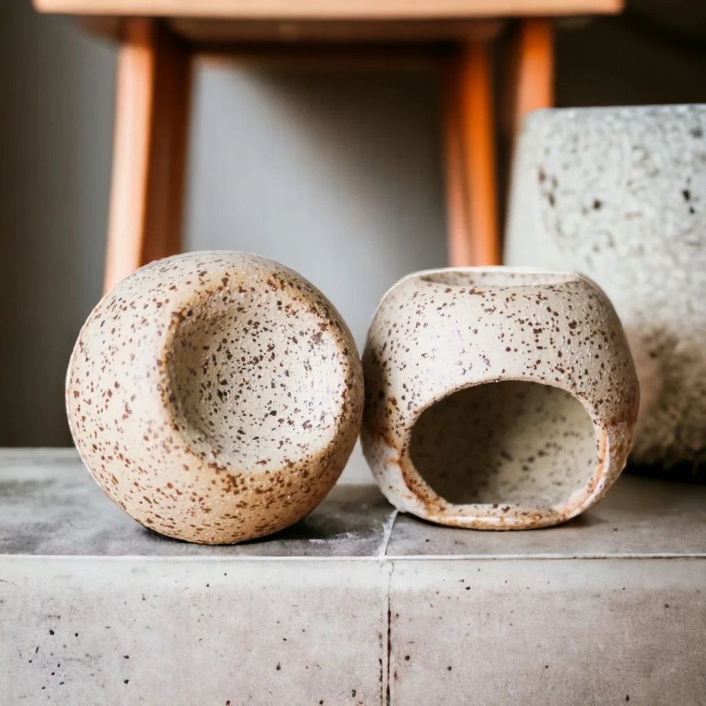 Plant in da House - Stoneware Seramik Buhurdanlık-56