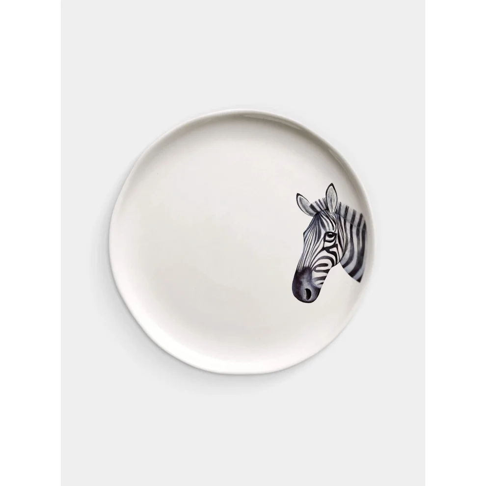 Fusska Handmade Ceramics - Minimal Animal Plate Set