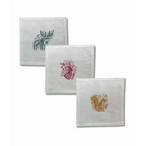 Deec Design Studio - Celebratiın From Nature 6 Piece Napkin Set