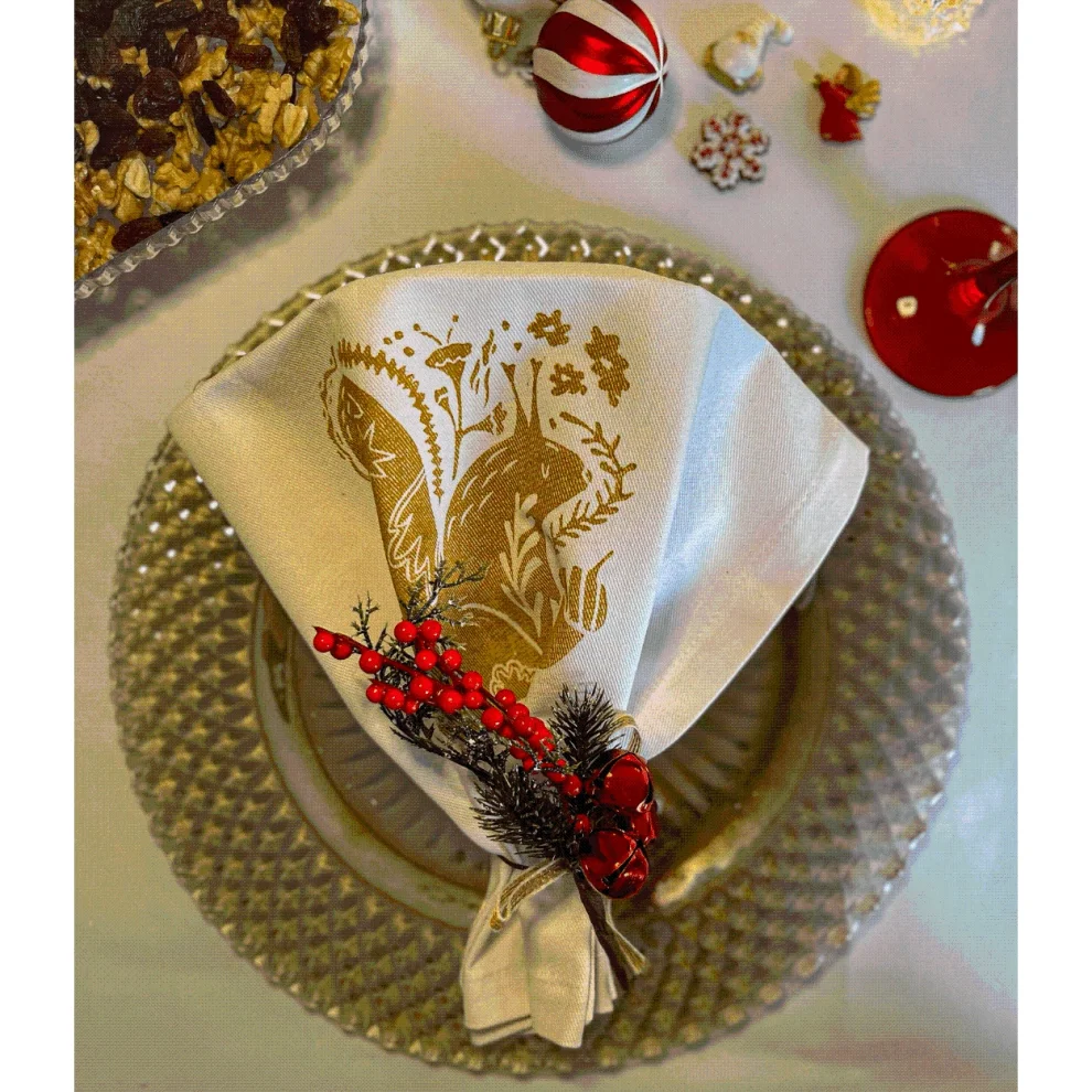 Deec Design Studio - Celebratiın From Nature 6 Piece Napkin Set