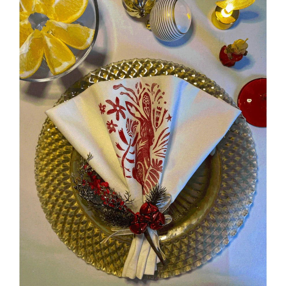 Deec Design Studio - Celebratiın From Nature 6 Piece Napkin Set