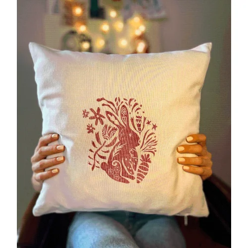 Deec Design Studio - Celebratiın From Nature / Rabbit Pillowcase