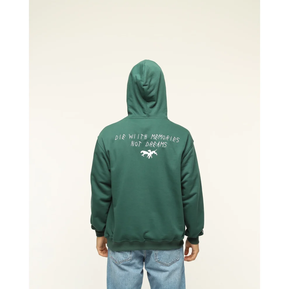 Monarq - Nakışlı Kapüşonlu Sweatshirt