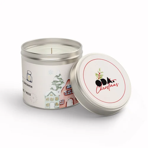 ODA.products - Woody & Sweet Tin Candle Christmas Collection