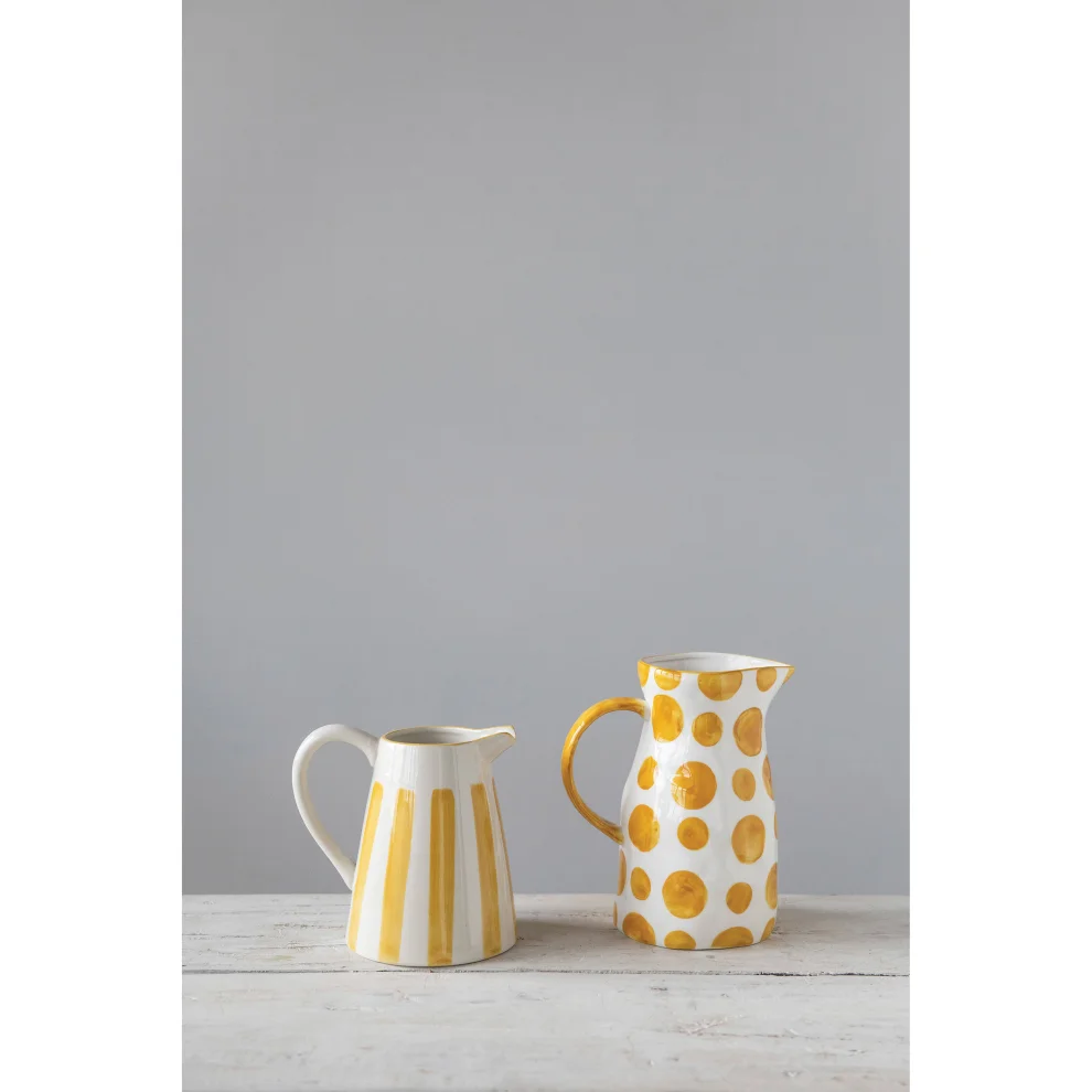 Warm Design	 - Hand-painted Spotted Jug