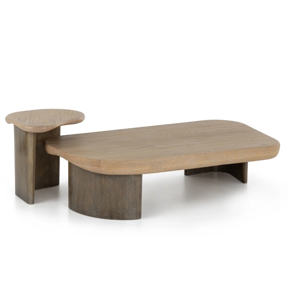 Ekin Varon Design Studio - Ocean Oak Side Table